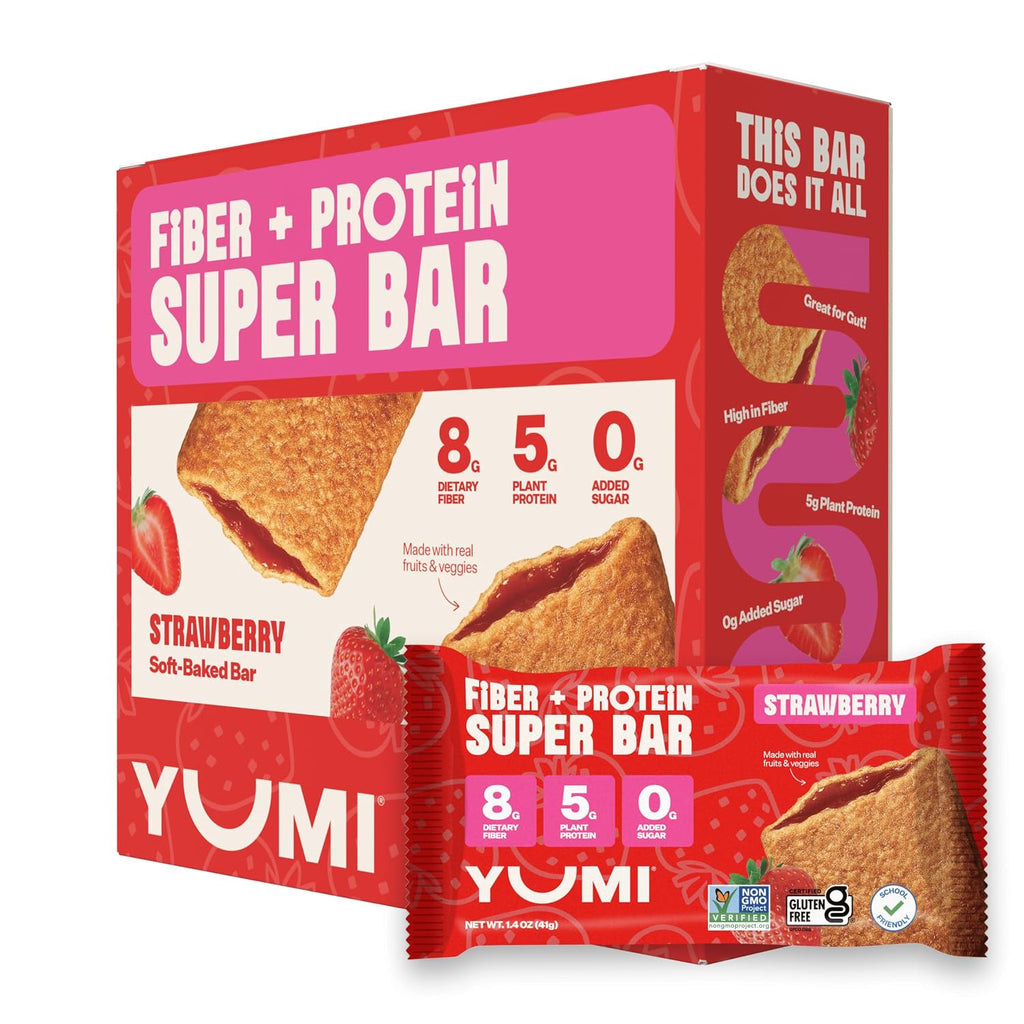 Yumi Organic Protein Snack Bars - Strawberry